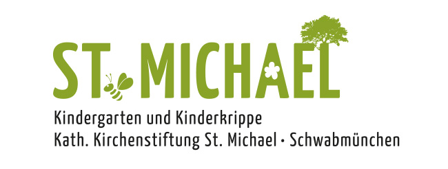 Logo St. Michael des Kindergartens und der Kinderkrippe der kath. Kirchengemeinschaft St. Michael aus Schwabmünchen bei Augsburg