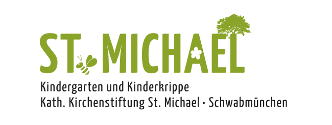 Logo St. Michael des Kindergartens und der Kinderkrippe der kath. Kirchengemeinschaft St. Michael aus Schwabmünchen bei Augsburg